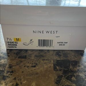 Nine West Black Strappy Sandals
